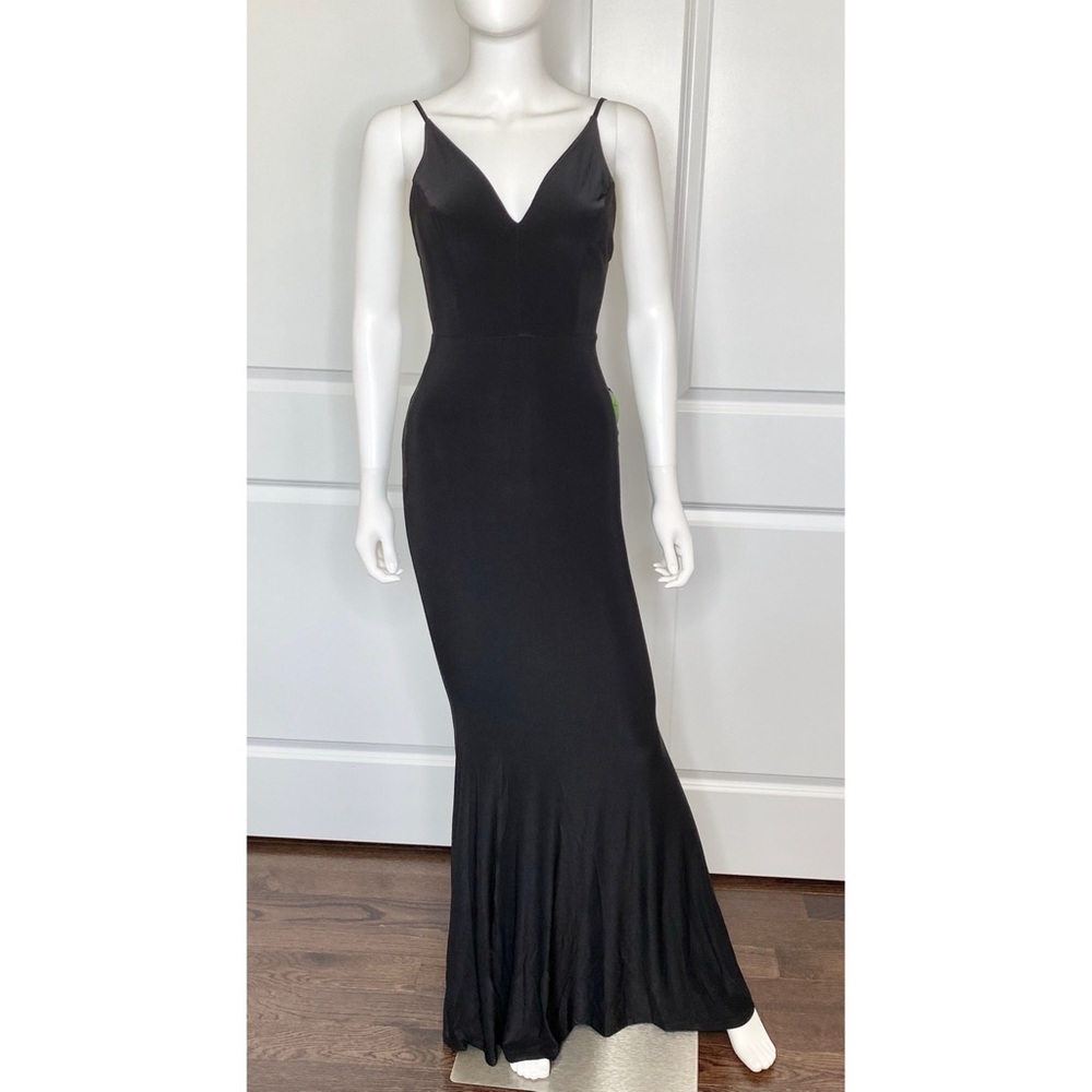 Windsor Low-Back Evening Dress (read caption)